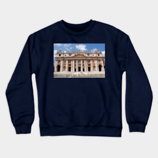 St Peters Basilica, the Vatican Crewneck Sweatshirt